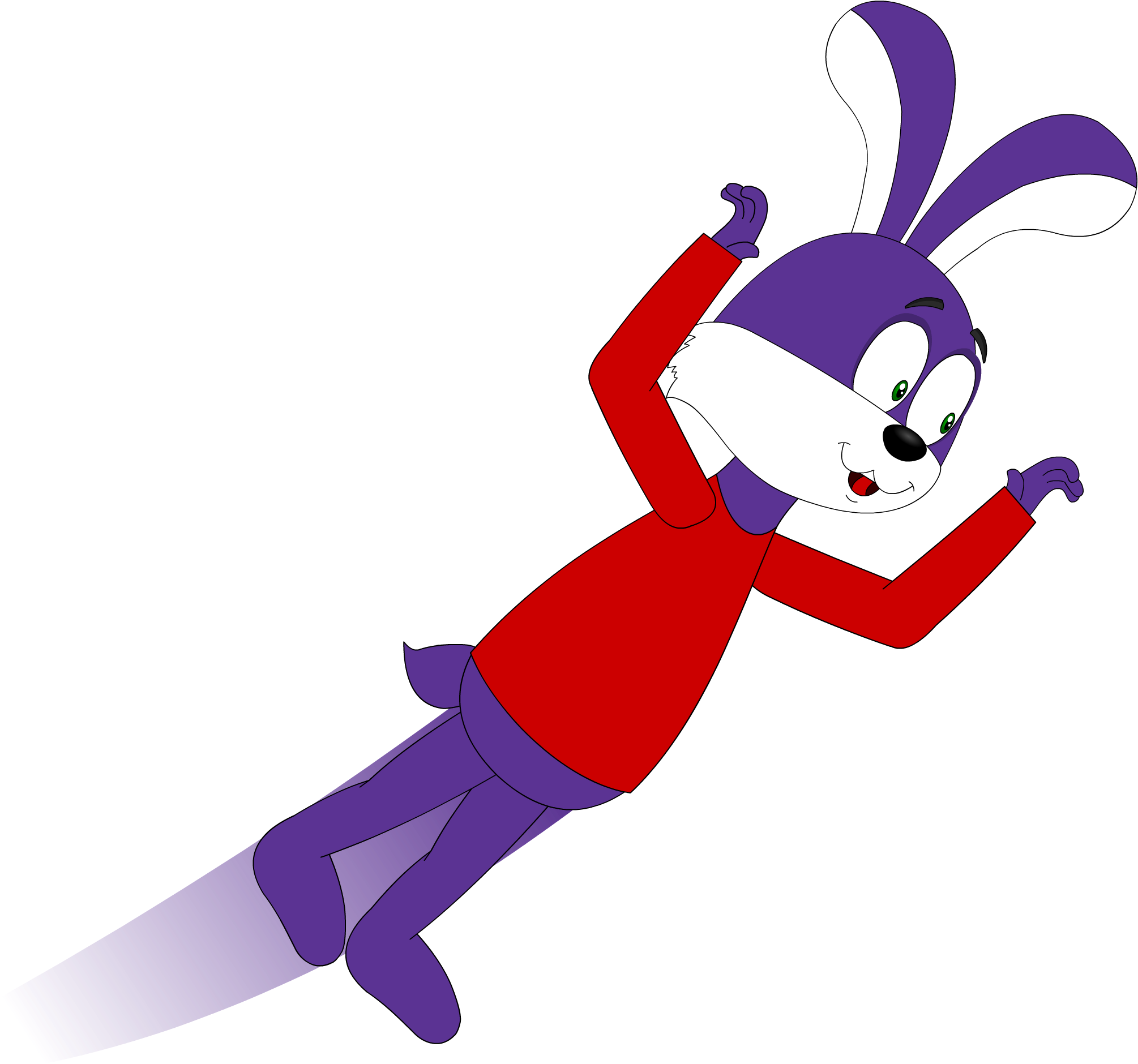 Flying Rabbit Deviantart Purple rabbit flying by BraydenNohaiDeviant on DeviantArt