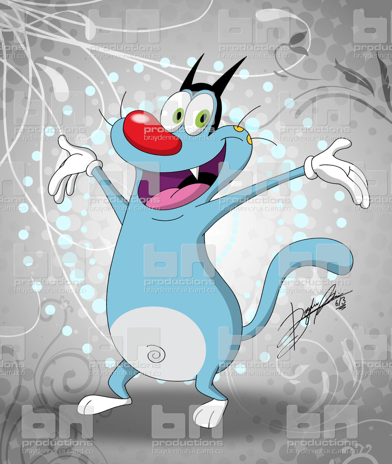 Oghs Grumpy Oggy by BraydenNohaiDeviant on DeviantArt