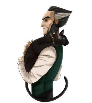 Ra's al Ghul and cat