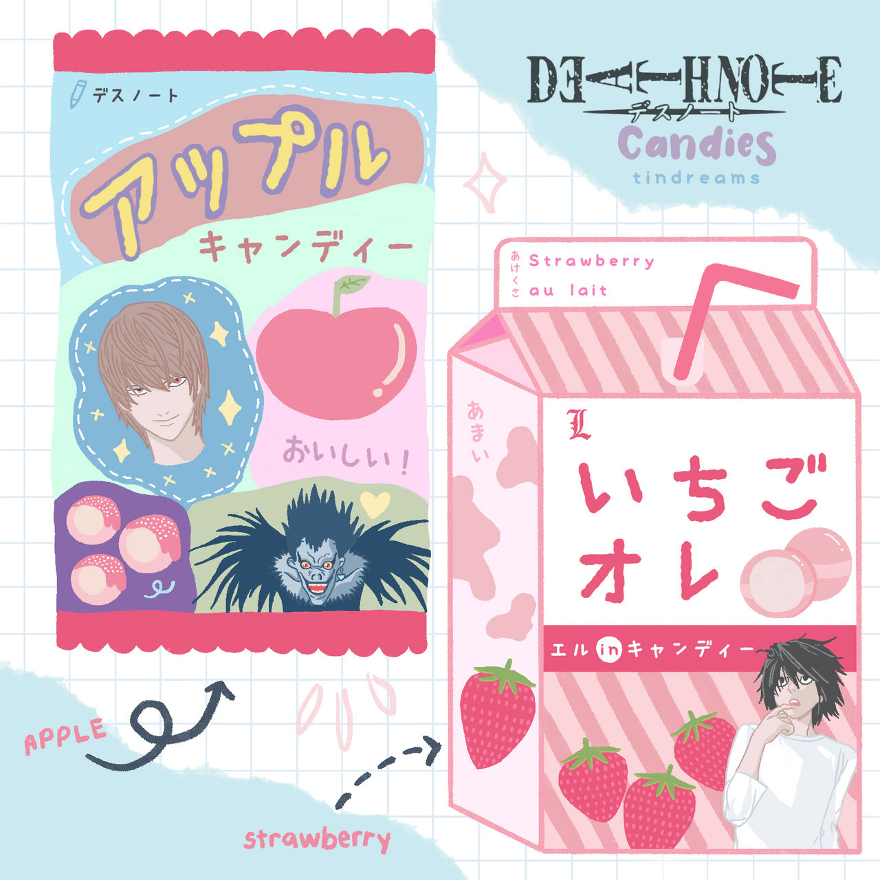 Death Note Candies by tindreams92 on DeviantArt