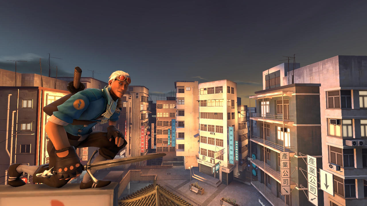 Ninja Scout in Sunset City