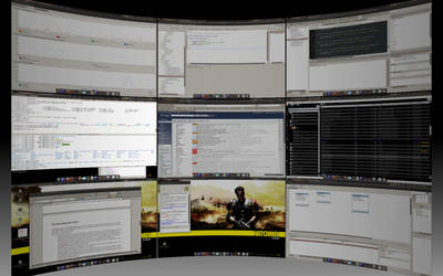 Ubuntu 9.10 desktop wall