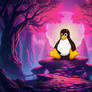 Happy Linux Penguin (16K Resolution)