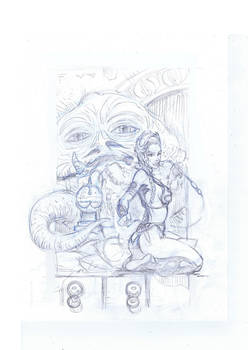 Leia Jabba Pencil