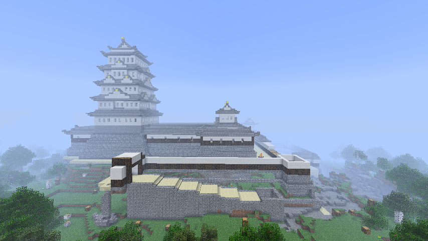 Minecraft Japanese Castle Map Minecraft Castle Map Wallpapers