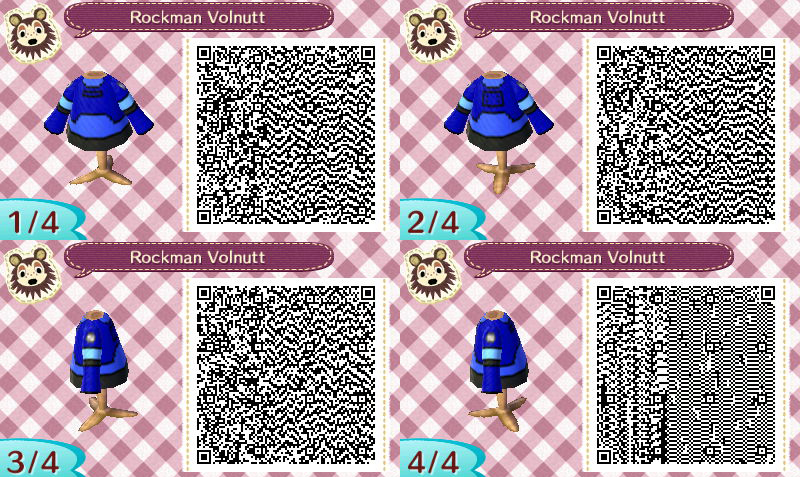 Animal Crossing New Leaf: Megaman Volnutt QR