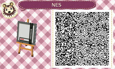 Animal Crossing New Leaf - NES Cushion QR Code