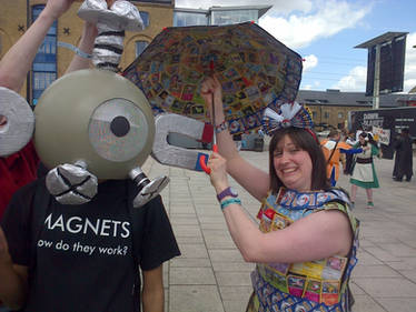 Magnemite attracks the umbrella XD - London MCM