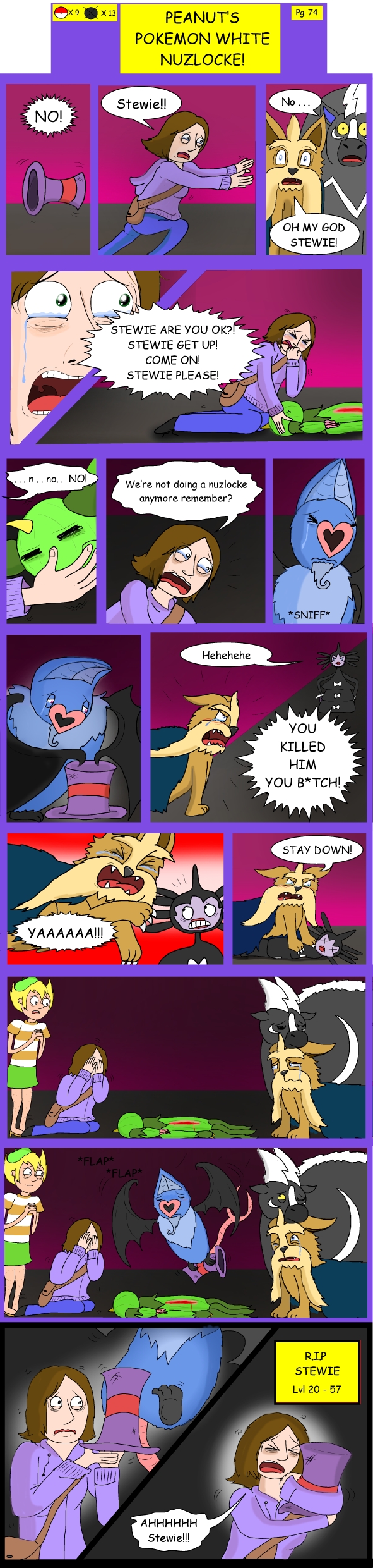 Peanut's Pokemon White Nuzlocke page  74