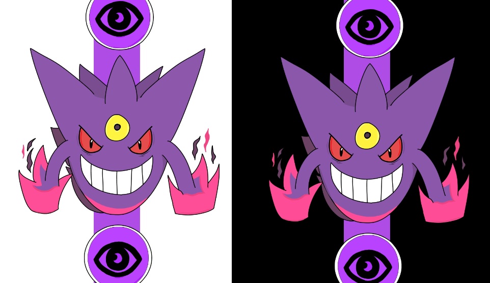 Gengar Family Fire Shiny by anguts on DeviantArt