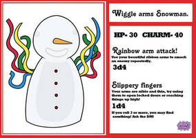 Wiggle arms Snowman