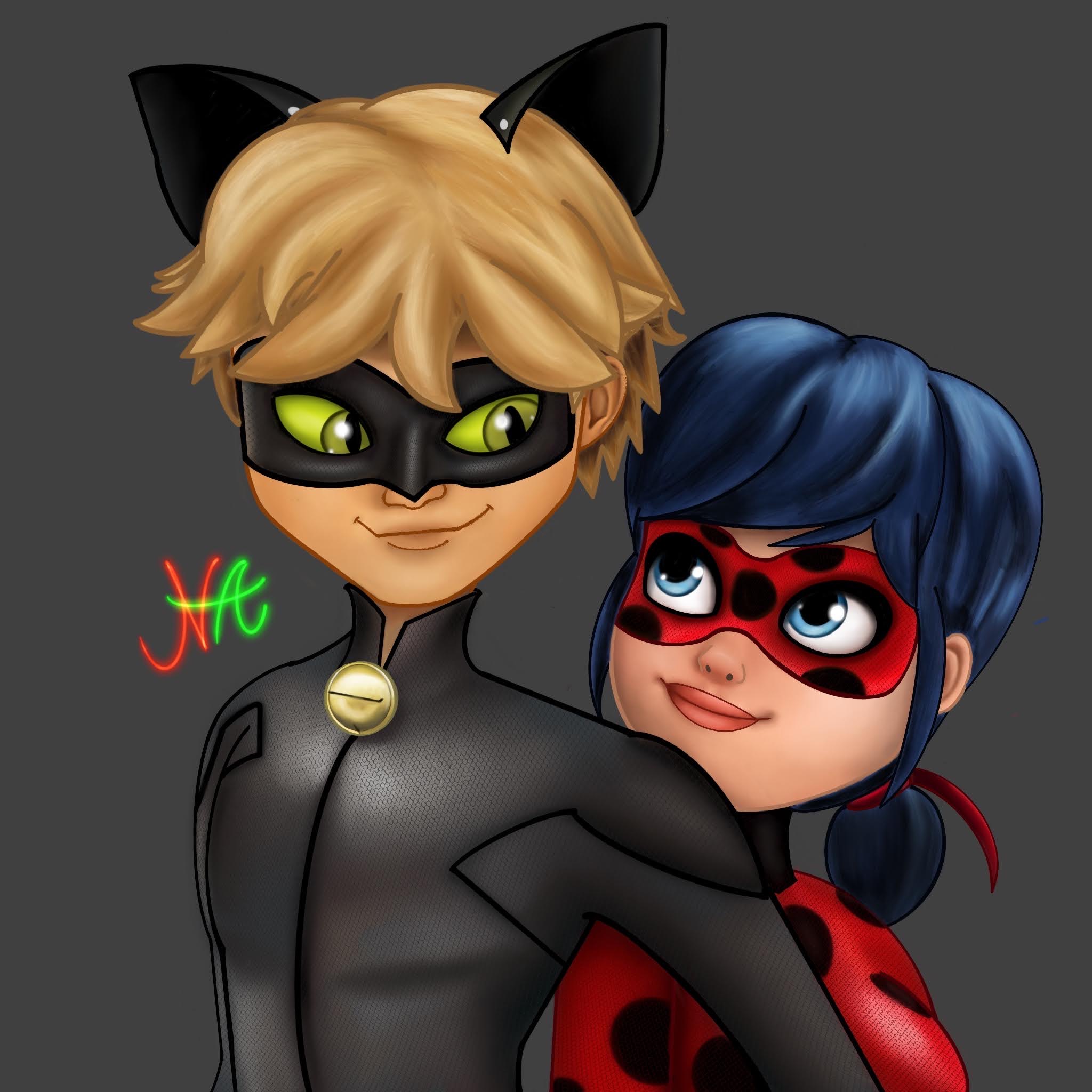 Part2 Ladybug And Chat Noir By Ninas Arts On Deviantart Part2 Ladybug And Chat Noir By Ninas Arts On Deviantart
