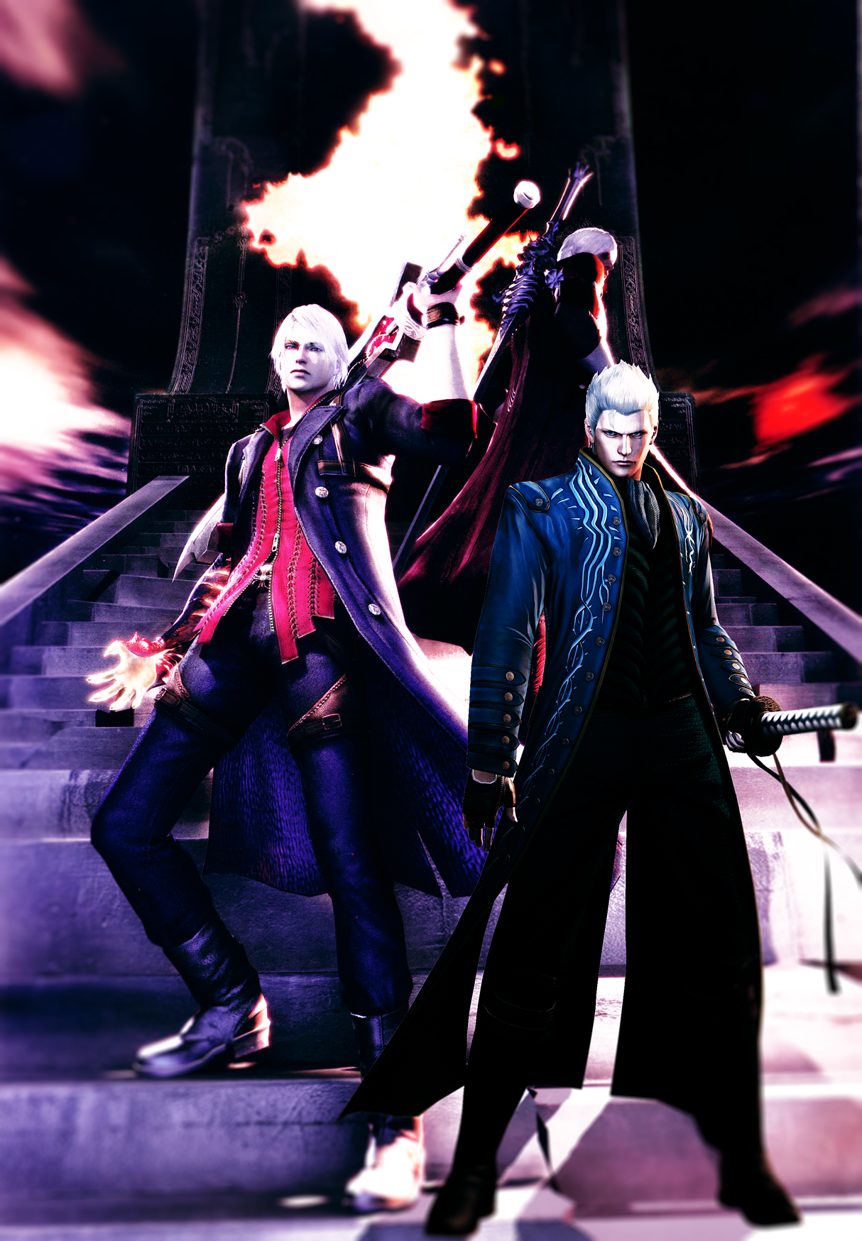 Dante-Vergil. DMC 4 by Taitiii on DeviantArt