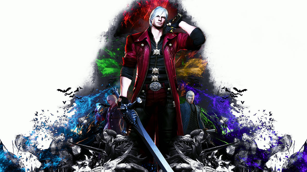 Данте обои. Devil May Cry 4: Special Edition. Данте DMC 4. Devil May Cry 4 Данте. Devil May Cry 4 Неро.