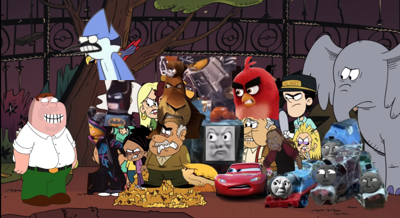 Peter Griffin dealing with an angry mob by Timothyfun on DeviantArt
