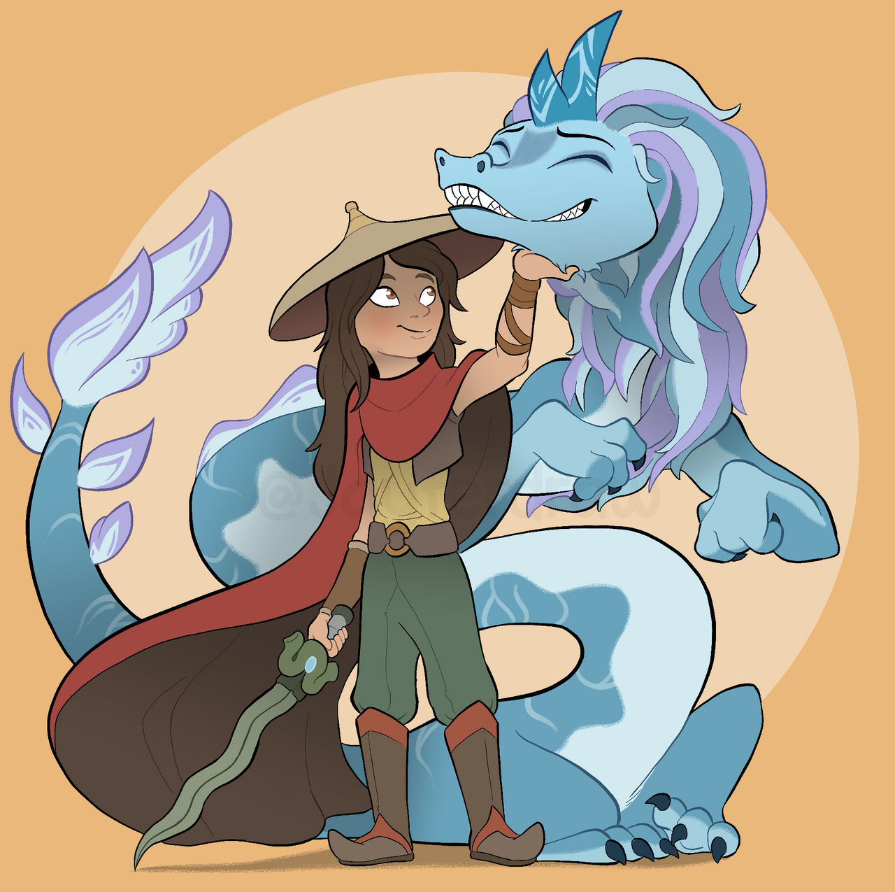 Raya and Sisu (Raya and the last dragon fanart) by JayferDraw on DeviantArt Raya and Sisu (Raya and the last dragon fanart) by JayferDraw on DeviantArt