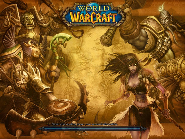 Wow Character Loading Screen WoW loading screen by Razor500 on DeviantArt