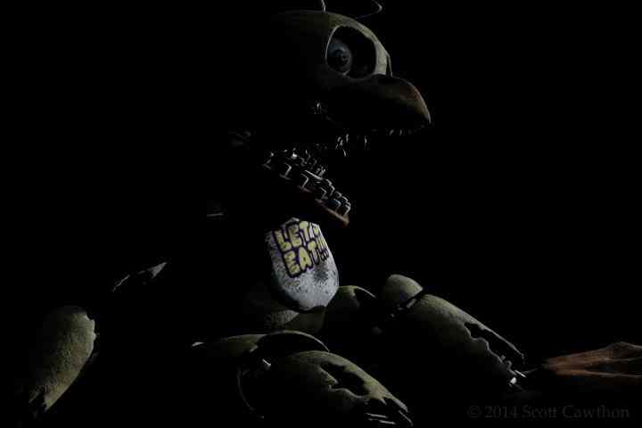 Withered Chica by Scanline3D on Newgrounds