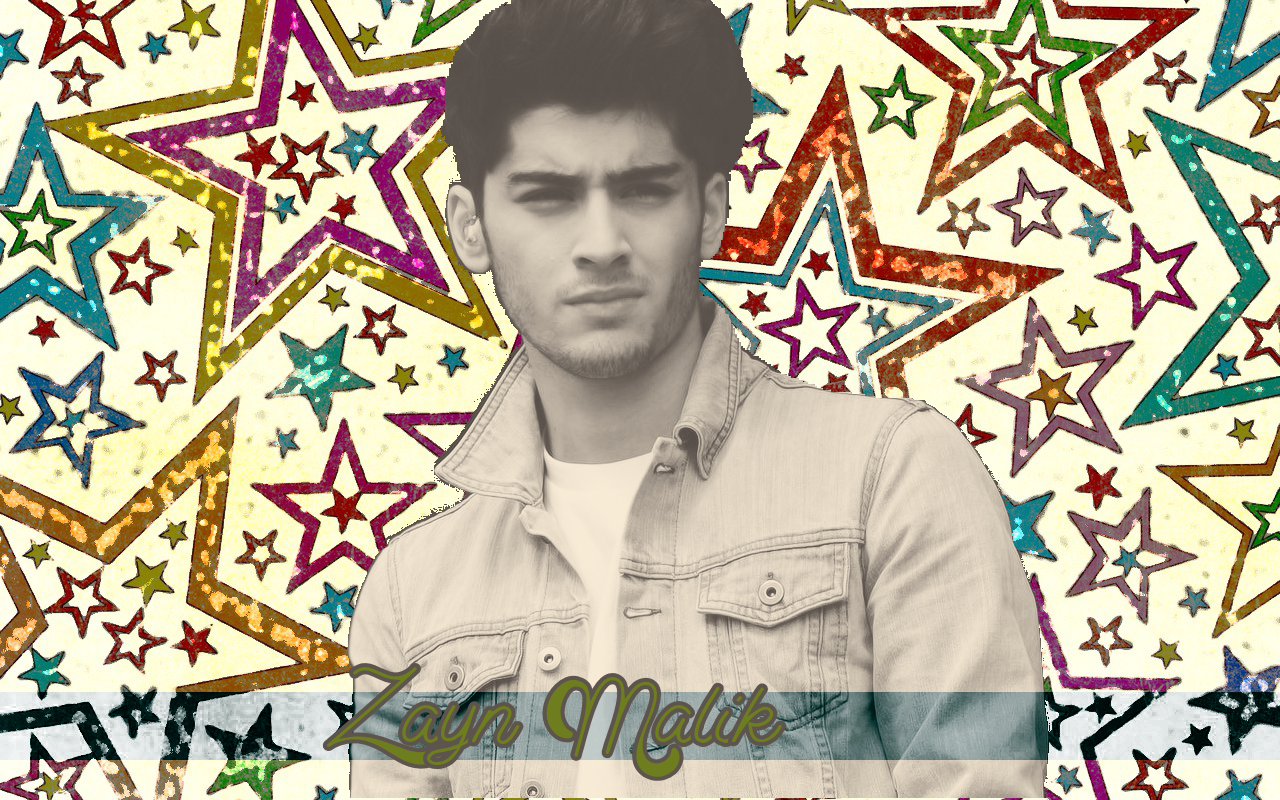 Zayn Malik Rainbow Stars Wallpaper