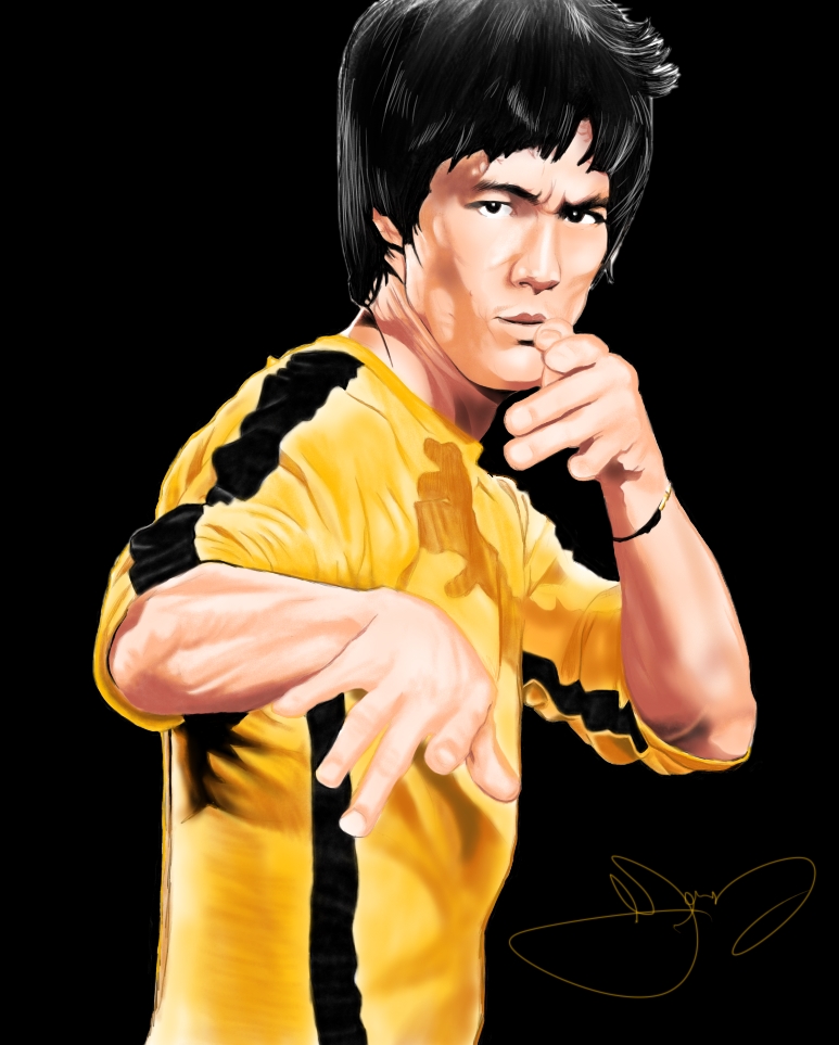 Bruce Lee Game of Death by lyonsartandmedia on DeviantArt