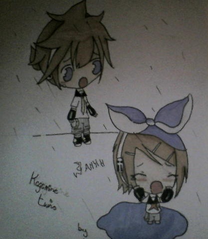 Kawaii, Chibis of Len and Rin