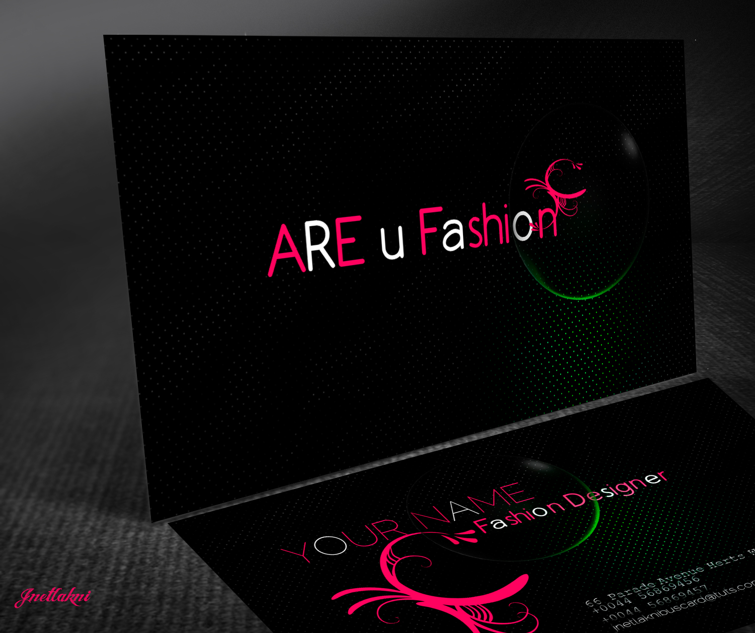 Fashion Business Card Mock-up