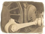 Steam Engine Wheels pinhole by coldmarble