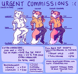 urgent commissions:(((