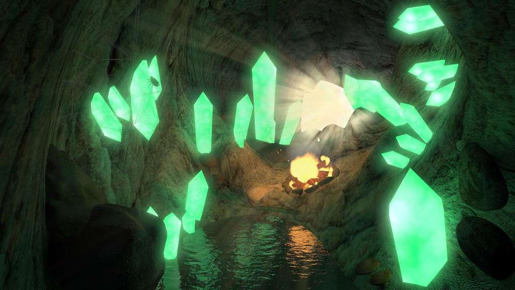 awesome cave desktop background by VPGD on DeviantArt