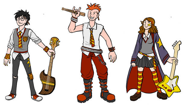 HP Wizard Rock designs