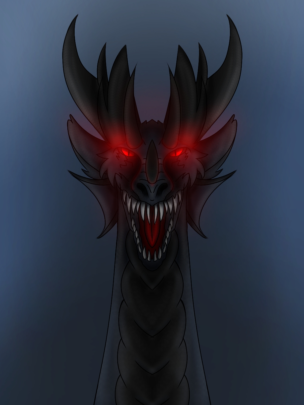 DragonFace by shelevina on DeviantArt