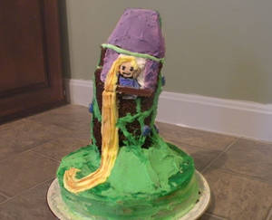 Rapunzel Tower Cake