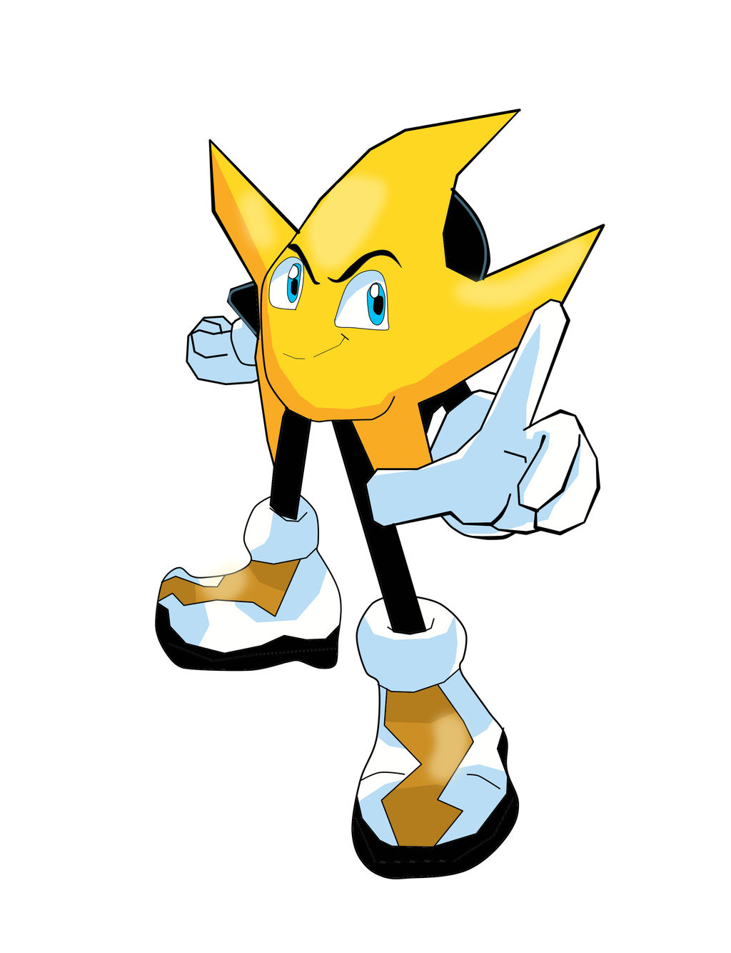 Sonic Ristar Style Ristar Archie Style Color Version by Absolhunter251 on DeviantArt