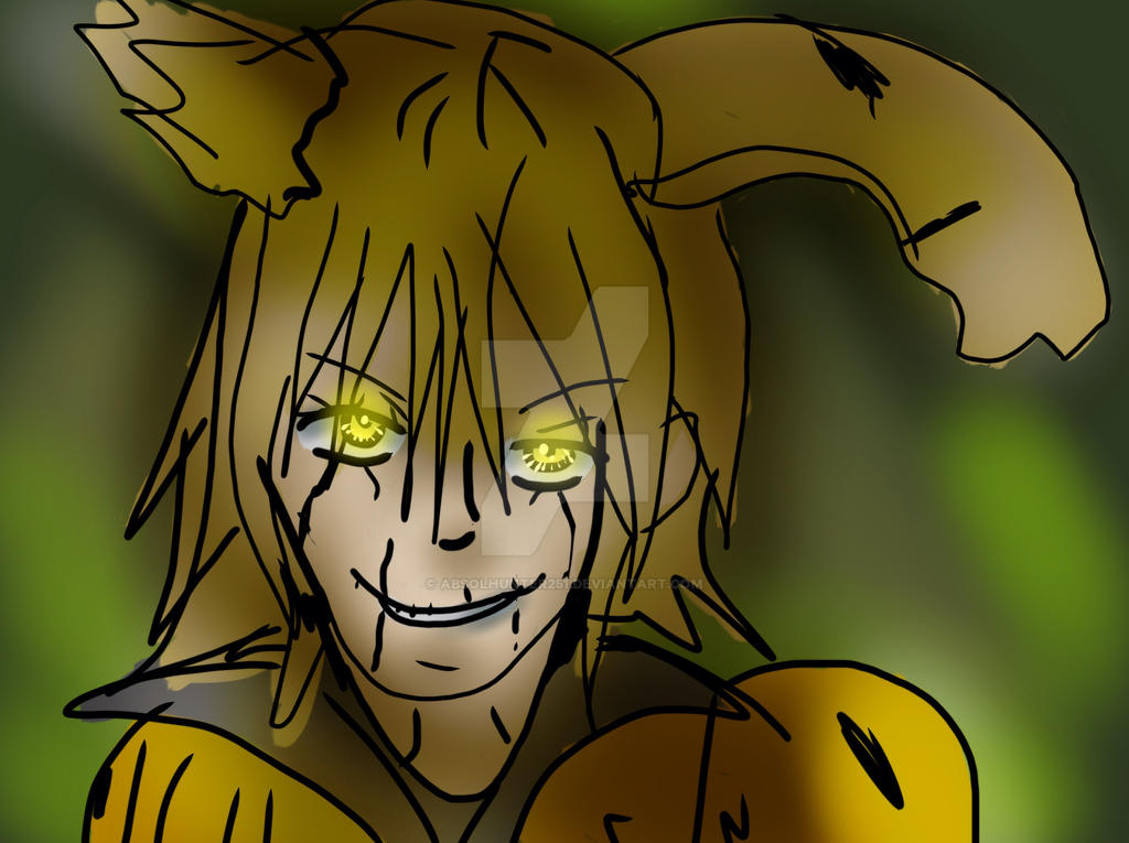 Springtrap Human Human- springtrap by Absolhunter251 on DeviantArt