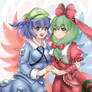 Kawashiro Nitori and Kagiyama Hina