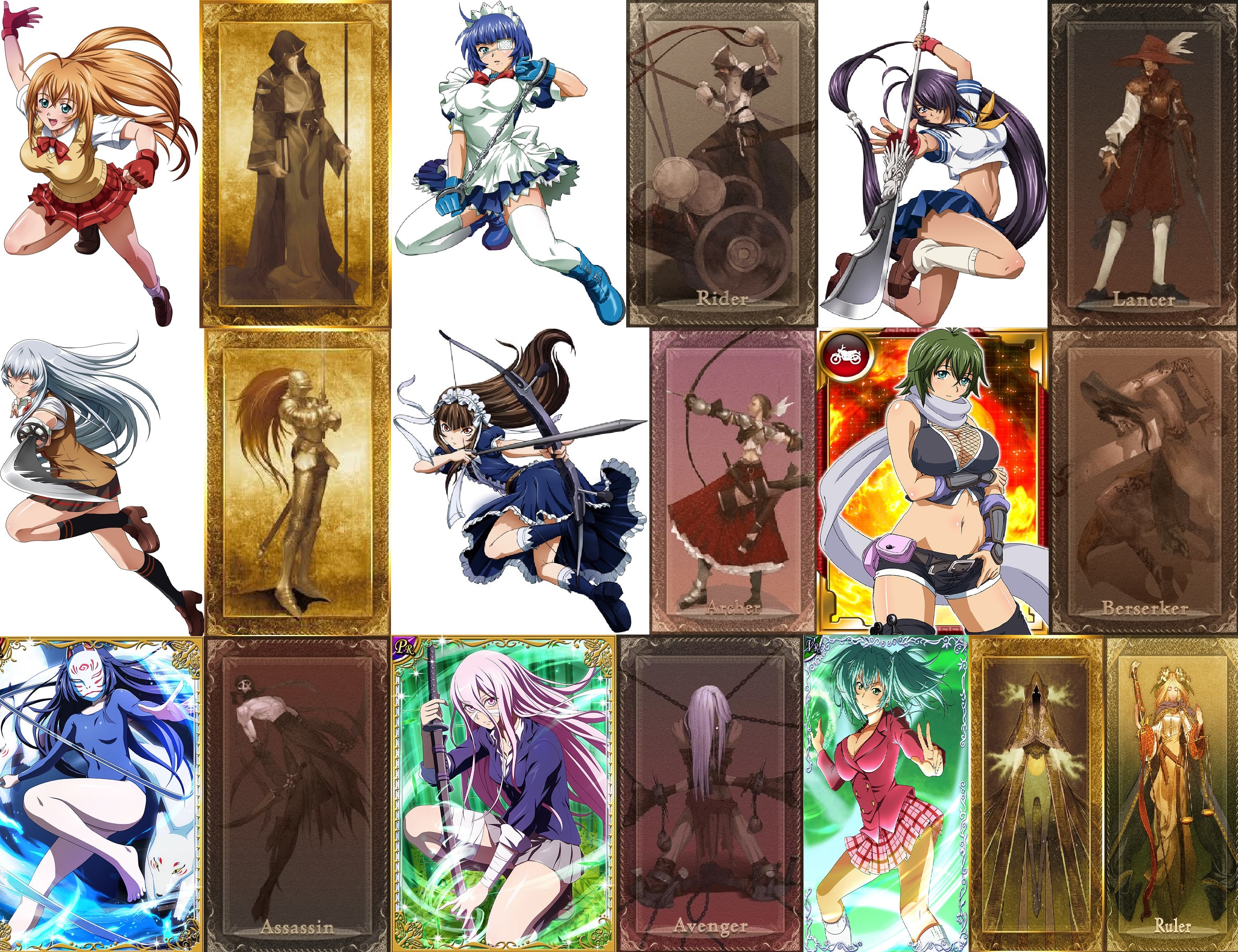 Ikkitousen Event Servants By Lordcamelot18 On Deviantart