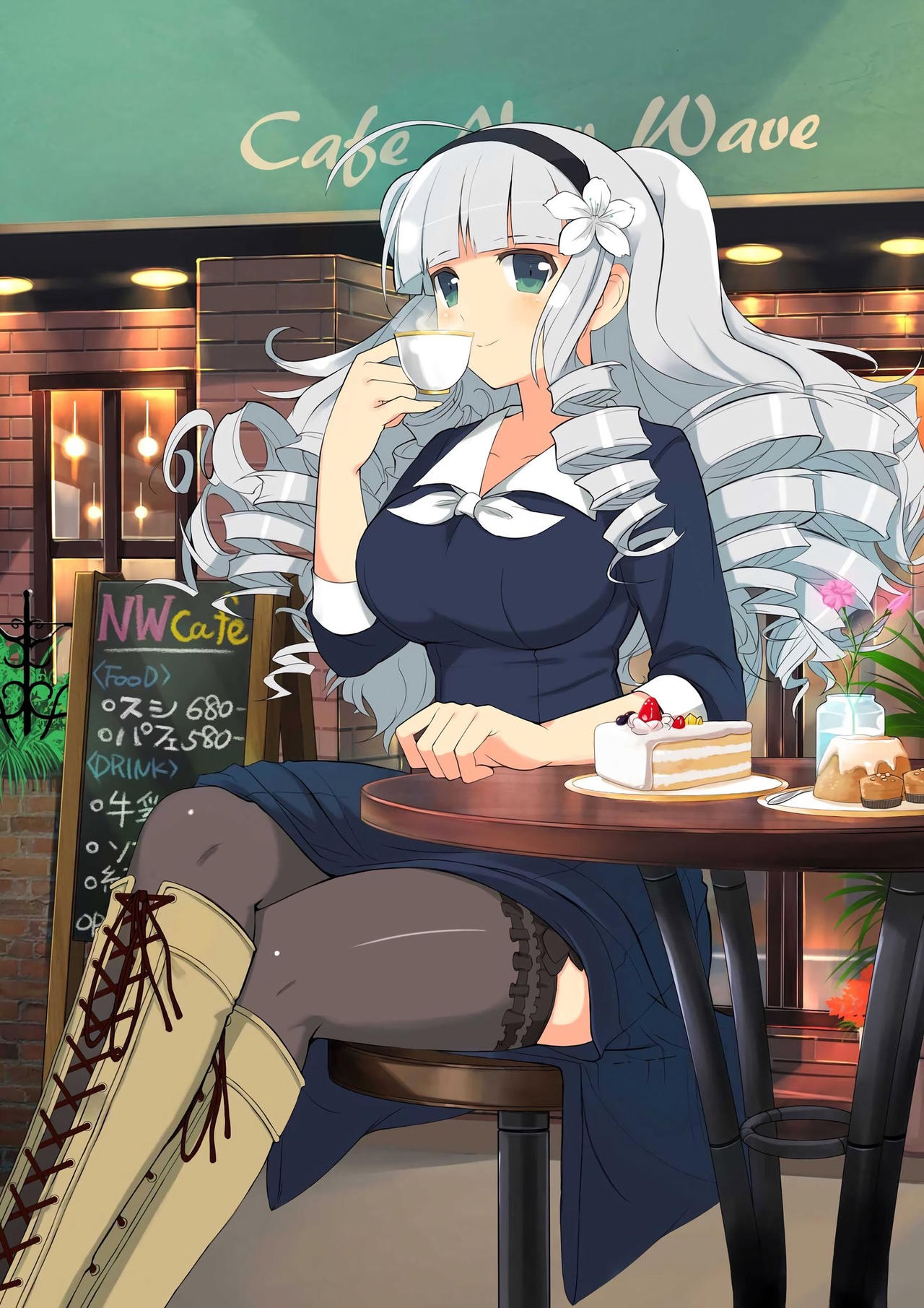 Cafe Blue Deviantart Cafe date by LordCamelot2018 on DeviantArt