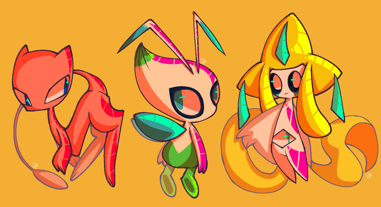 Multiple Pokemon on Celebi-Fanclub - DeviantArt