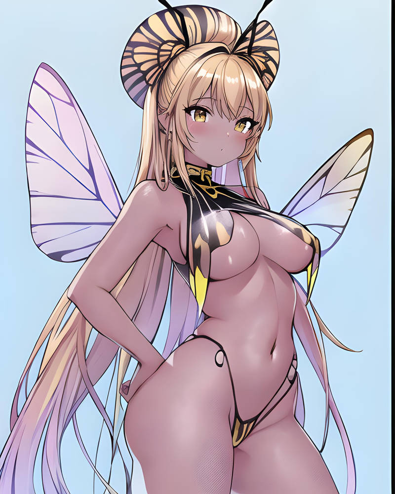 Cute Girl with Wings