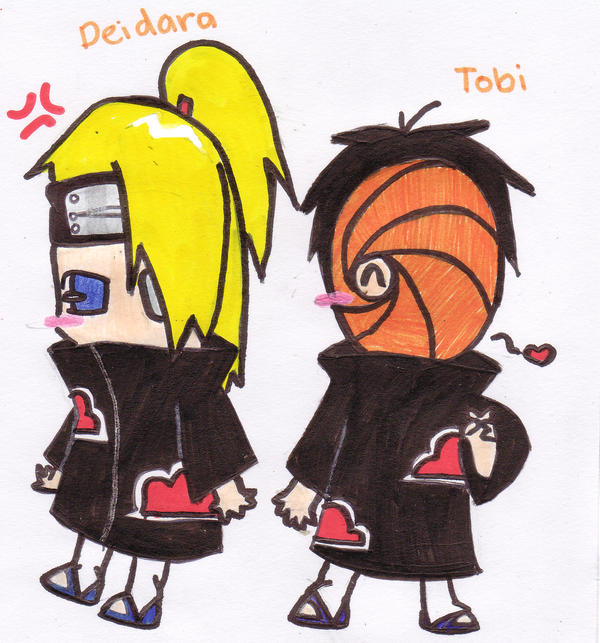 Tobi and Deidara :D