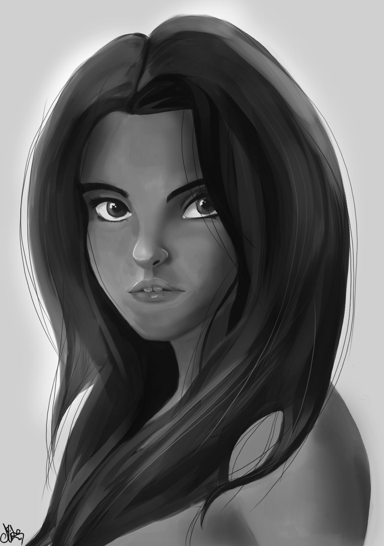 Greyscaleart Grayscale Practice Digital painting by KillSoo on DeviantArt