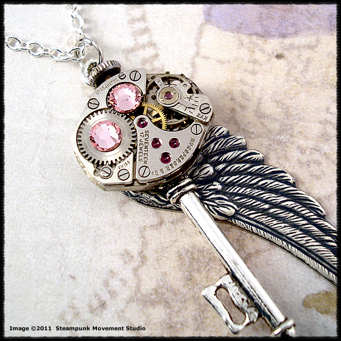 Steampunk Key Wing Series 001