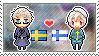 Stamp: SwedenxFinland by Janbearpig