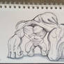 sketch a day 1 Grafton Monster