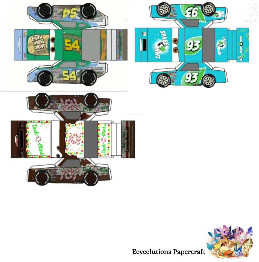 Papercraft Track Rac 3 Racers papercraft by JeffGorvette on DeviantArt