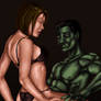 Terra and Beast Boy