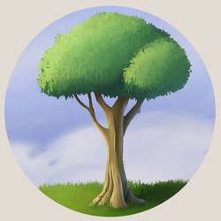 Tree painting 