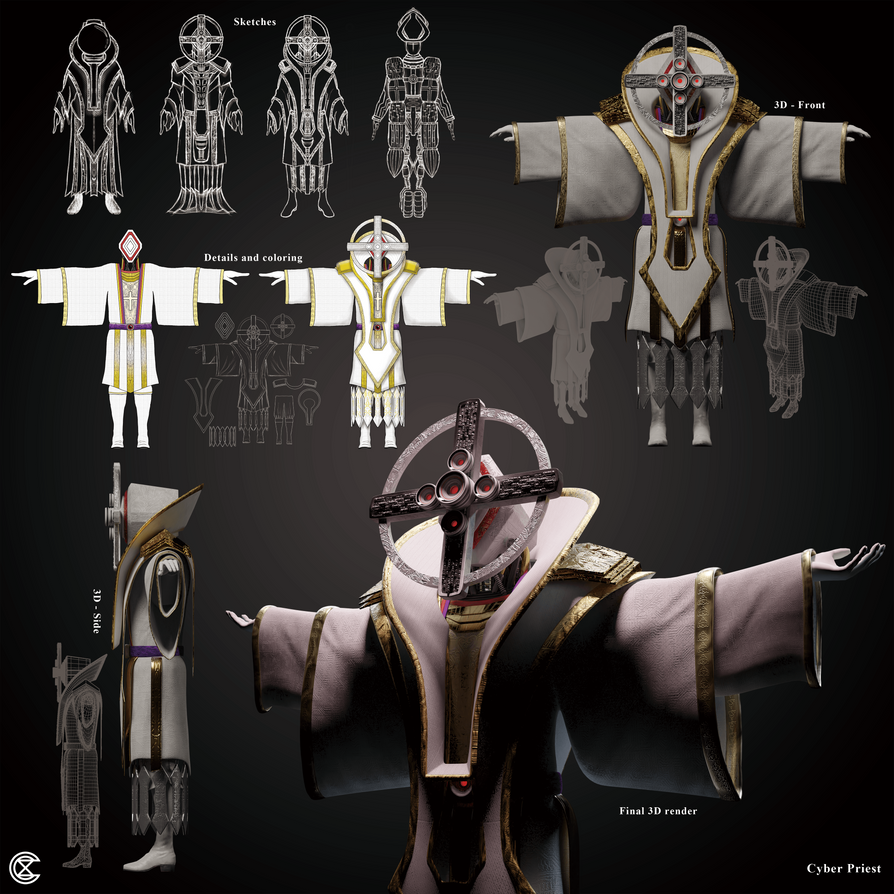 Cyber Priest by CaptureXlokZ on DeviantArt