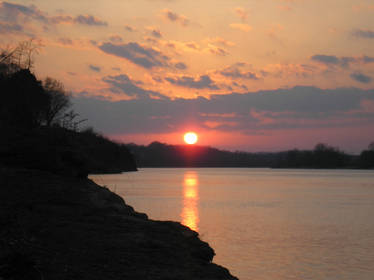 another sunset on the river