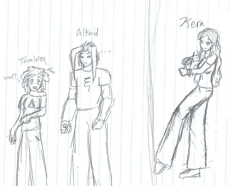 Tam, Alkaid and me!-sketchy